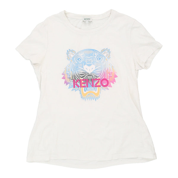 Vintage white Kenzo T-Shirt - womens small