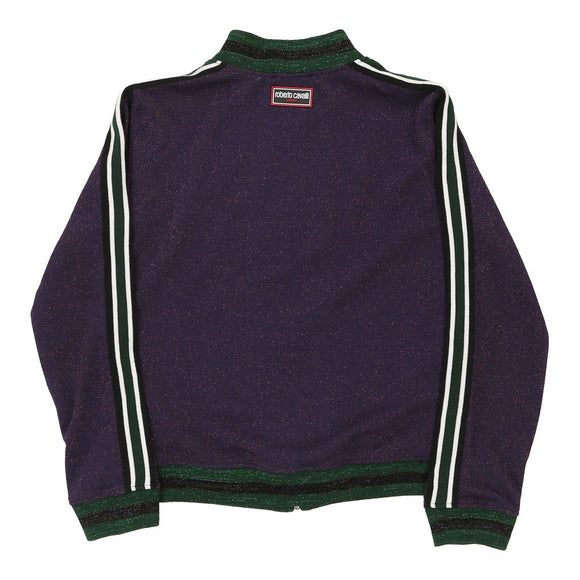 Vintage purple Roberto Cavalli Sport Zip Up - womens medium