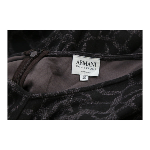 Vintage grey Armani Midi Dress - womens medium