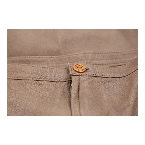Vintage brown Fendissime Mini Skirt - womens 29" waist