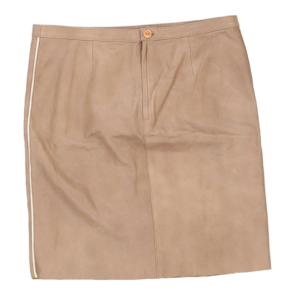 Vintage brown Fendissime Mini Skirt - womens 29" waist