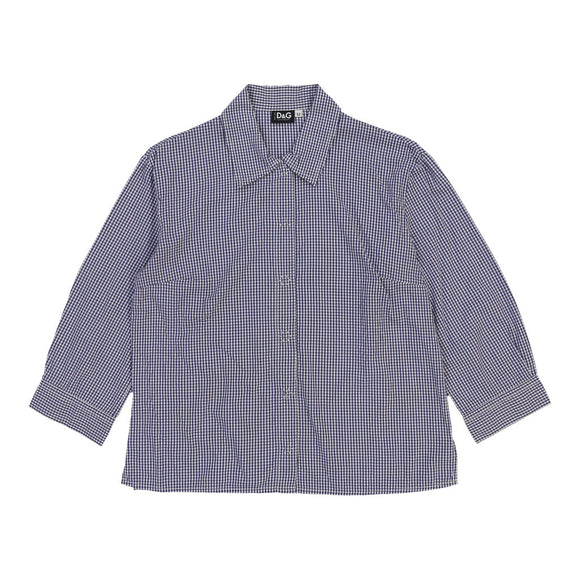Vintage blue Dolce & Gabbana Shirt - womens medium