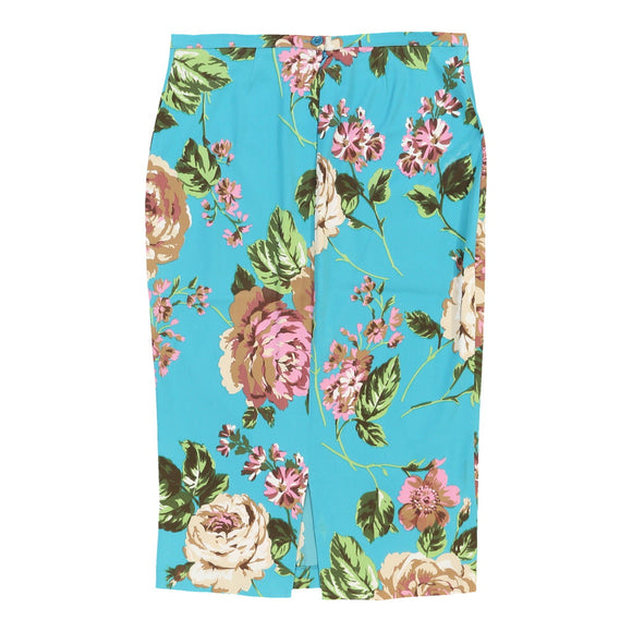 Vintage blue Dolce & Gabbana Midi Skirt - womens 31" waist