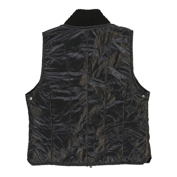 Vintage black Armani Jeans Gilet - womens small