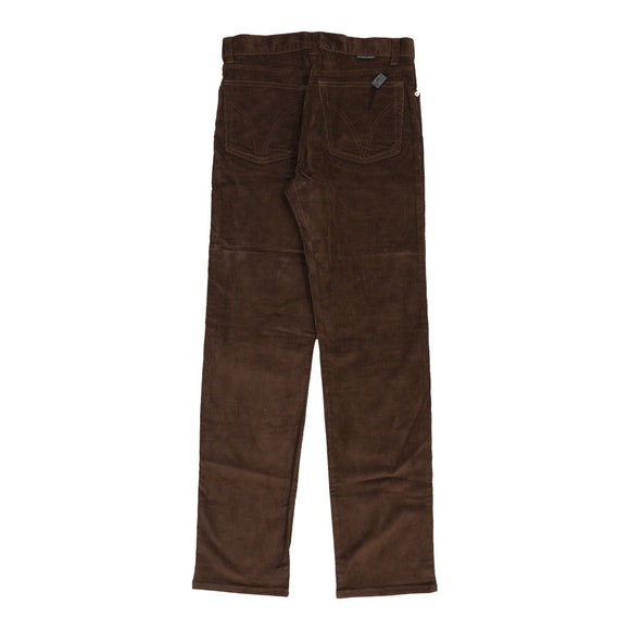 Vintage brown Dolce & Gabbana Cord Trousers - womens 30" waist