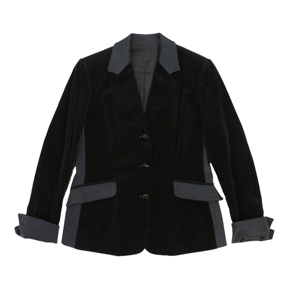 Vintage black Roccobarocco Blazer - womens medium