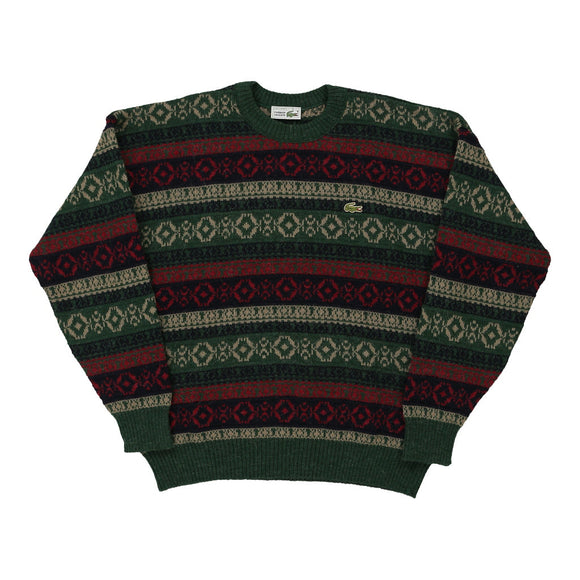 Vintage green Lacoste Jumper - mens large