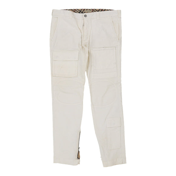Vintagewhite Burberry Trousers - mens 40" waist