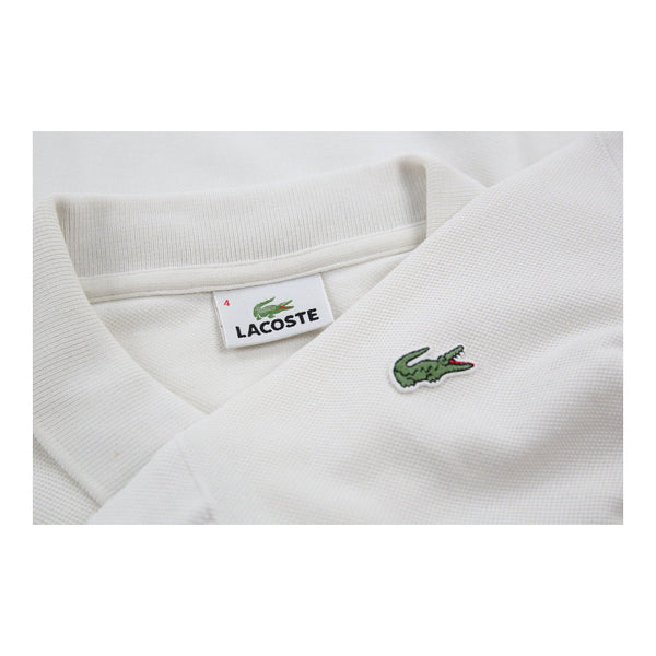 Vintagewhite Lacoste Polo Shirt - mens medium