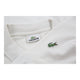 Vintagewhite Lacoste Polo Shirt - mens medium