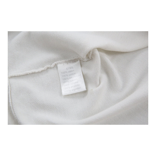 Vintagewhite Lacoste Polo Shirt - mens medium