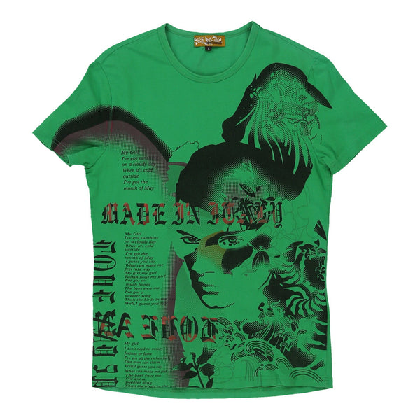 Vintagegreen Roberto Cavalli T-Shirt - womens large