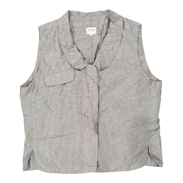 Vintagesilver Armani Vest - womens medium