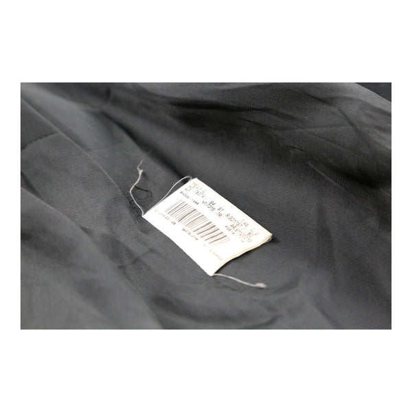 Vintage black Burberry London Overcoat - mens medium