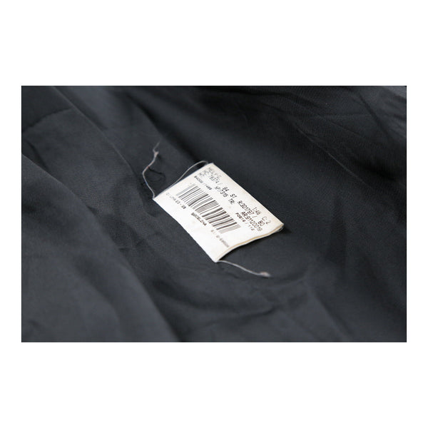 Vintage black Burberry London Overcoat - mens medium