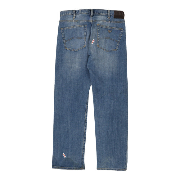 Vintage blue J21 Armani Jeans Jeans - mens 35" waist