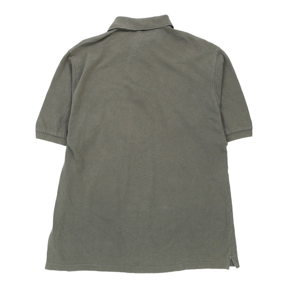 Vintage khaki Burberry London Polo Shirt - mens medium