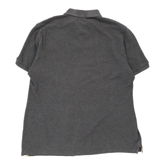 Vintage grey Burberry Brit Polo Shirt - mens x-large