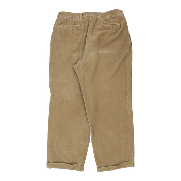 Vintage brown Burberry London Cord Trousers - mens 32" waist