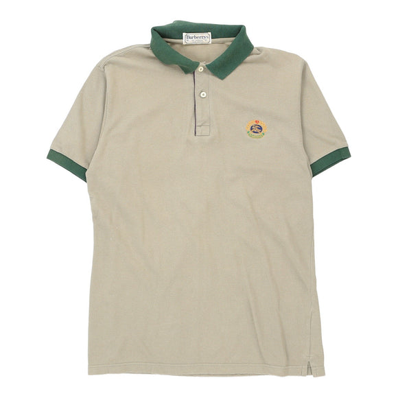 Vintage green Burberry Polo Shirt - mens x-large