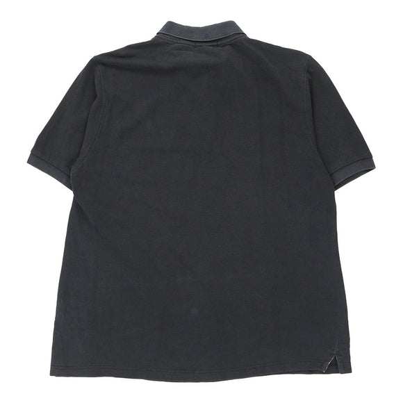 Vintage black Classic Fit Burberry London Polo Shirt - mens medium