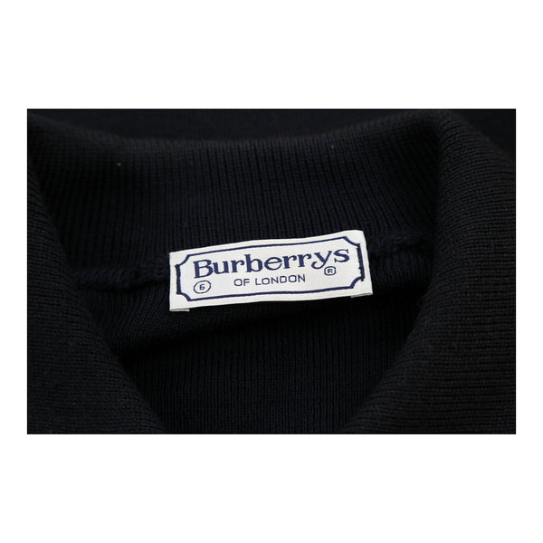 Vintage black Burberry Cardigan - mens x-large