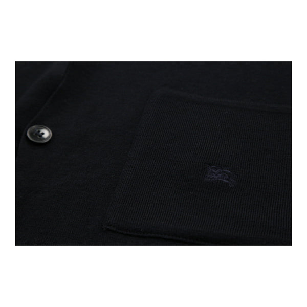 Vintage black Burberry Cardigan - mens x-large