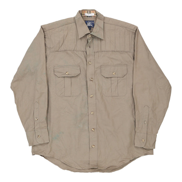 Vintage beige Burberry Shirt - mens large