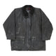 Vintage black Burberry Wax Jacket - womens small