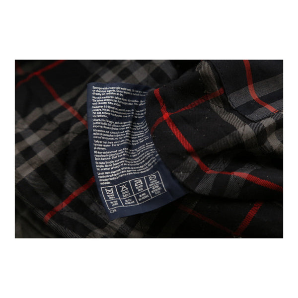 Vintage black Burberry Wax Jacket - womens small