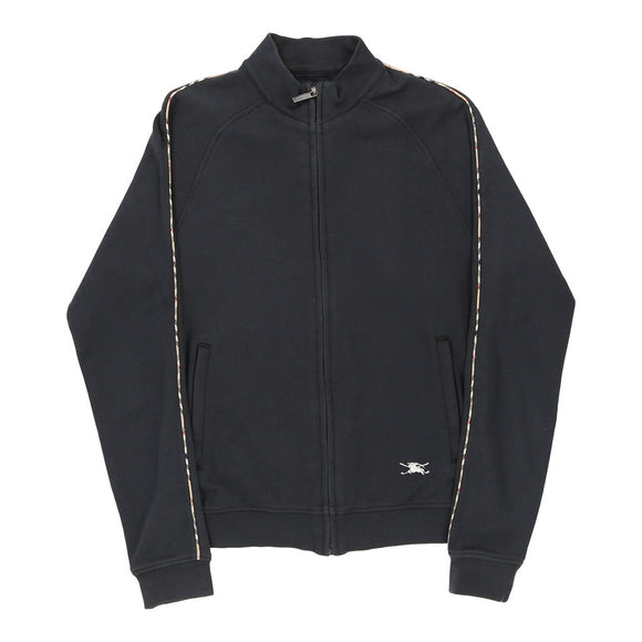 Vintage navy Burberry Golf Zip Up - womens small