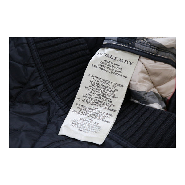 Vintage black Burberry Brit Gilet - womens large