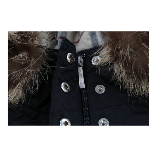 Vintage black Burberry London Jacket - womens medium