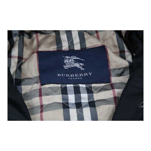 Vintage black Burberry London Coat - womens medium