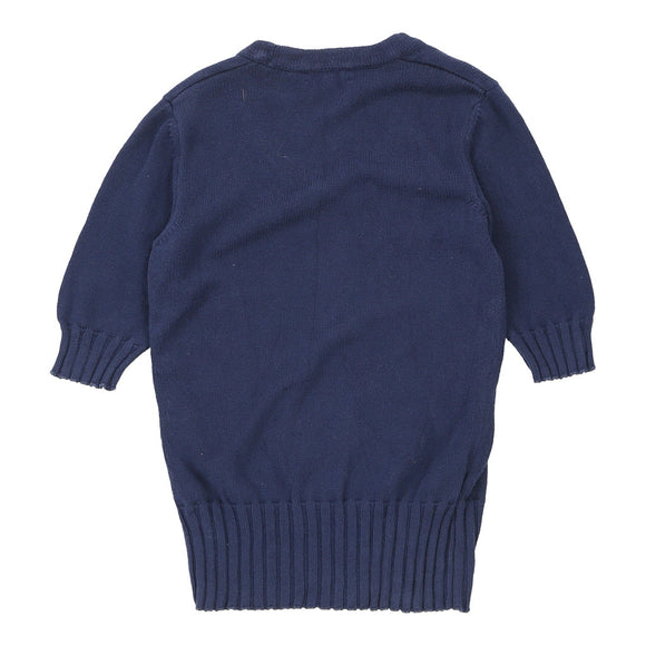 Vintage blue Burberry London T-Shirt - womens small