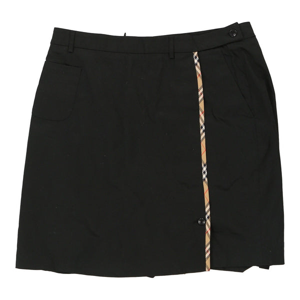 Vintage black Burberry Golf Mini Skirt - womens 32" waist
