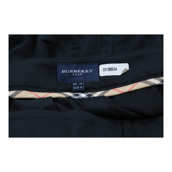 Vintage black Burberry Golf Mini Skirt - womens 32" waist