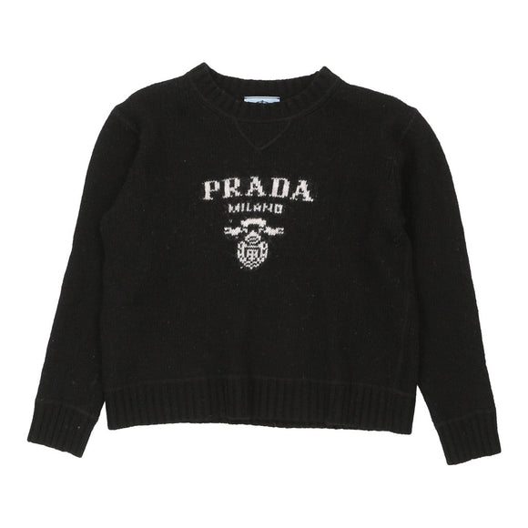 Vintageblack Prada Jumper - womens small