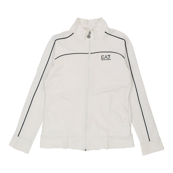 Vintagewhite Emporio Armani Track Jacket - womens medium