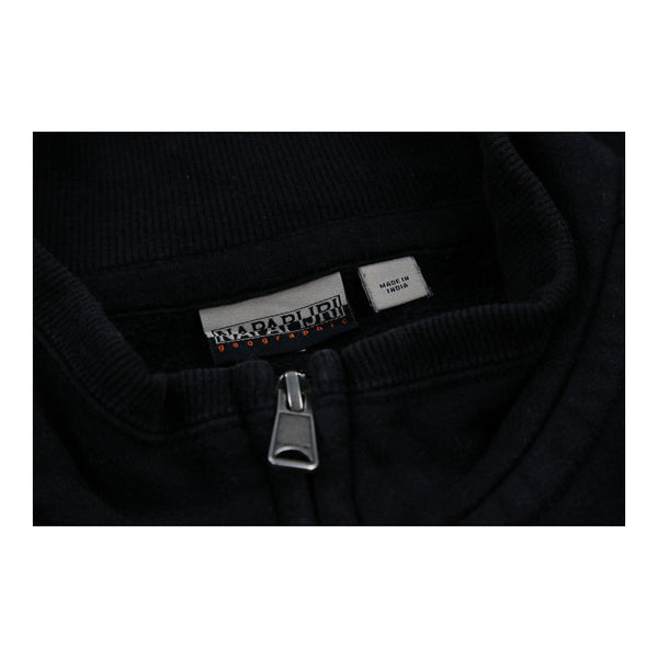 Vintageblack Napapijri Zip Up - mens large