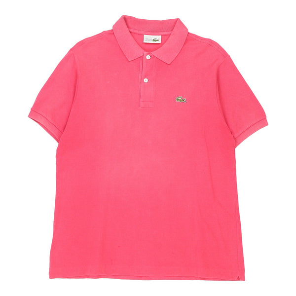 Vintagepink Lacoste Polo Shirt - mens medium