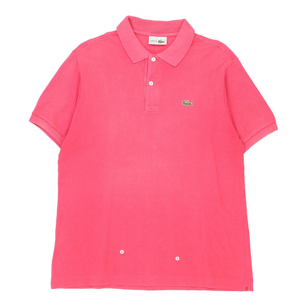 Vintagepink Lacoste Polo Shirt - mens medium