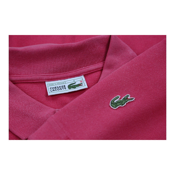 Vintagepink Lacoste Polo Shirt - mens medium