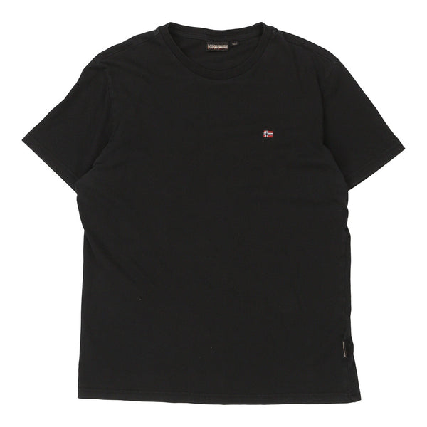 Vintageblack Napapijri T-Shirt - mens large