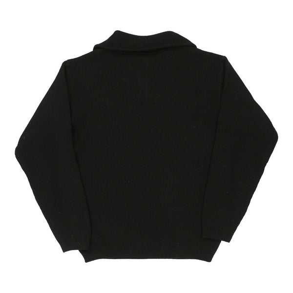 Vintageblack Lacoste 1/4 Zip - mens medium