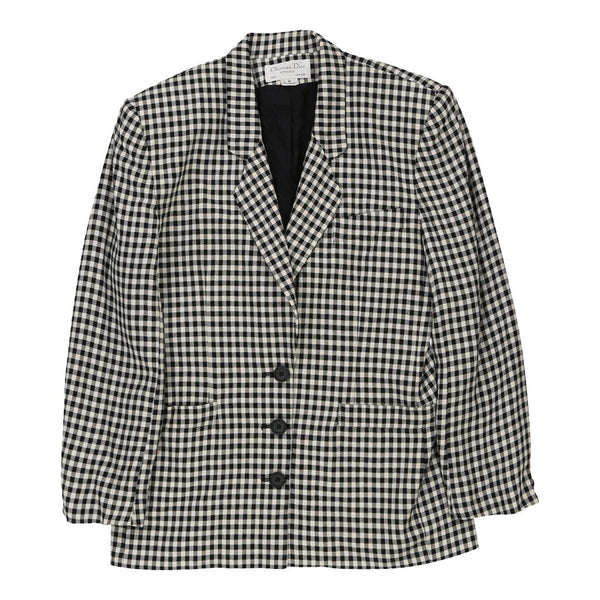 Vintageblack & white Christian Dior Blazer - womens small