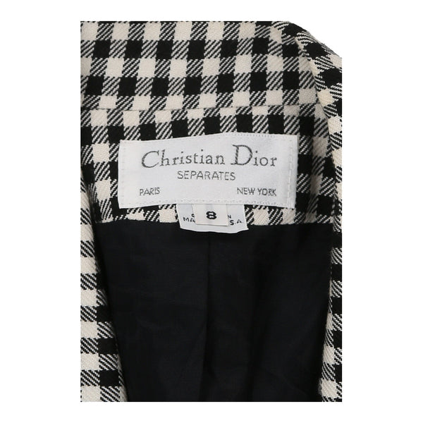 Vintageblack & white Christian Dior Blazer - womens small