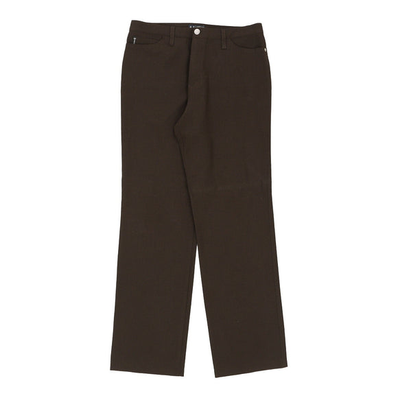 Vintage brown Armani Jeans Trousers - womens 30" waist