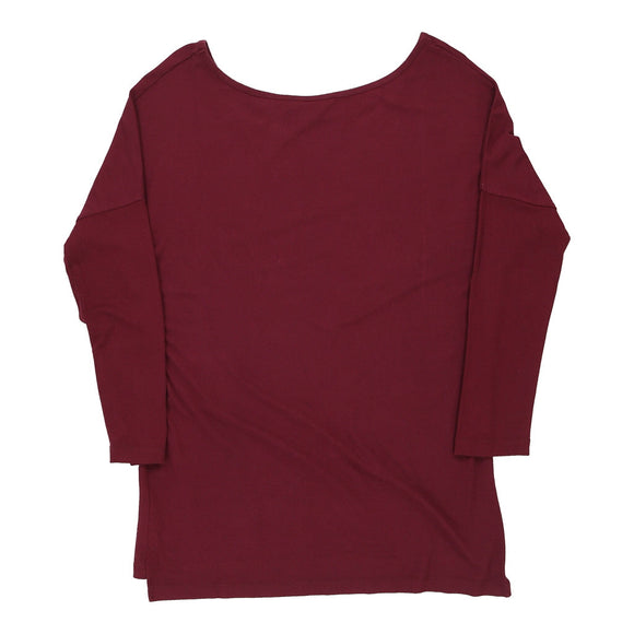 Vintage red Best Company Long Sleeve T-Shirt - womens medium