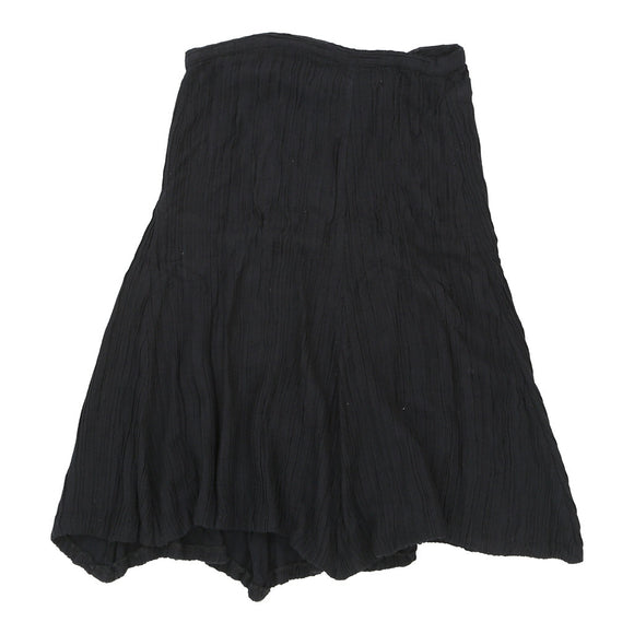 Vintage black Cavalli Class Midi Skirt - womens 28" waist